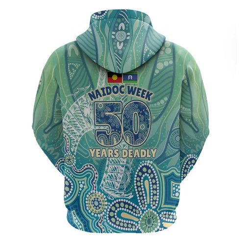 NAIDOC Week - 50 Years Deadly Torres Strait Hoodie Pastel Waves