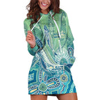 NAIDOC Week - 50 Years Deadly Torres Strait Hoodie Dress Pastel Waves