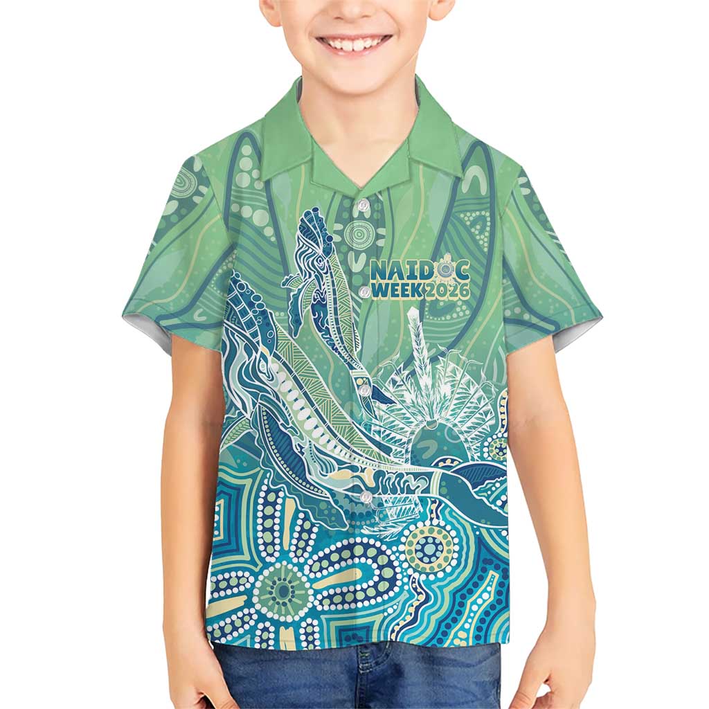NAIDOC Week - 50 Years Deadly Torres Strait Kid Hawaiian Shirt Pastel Waves