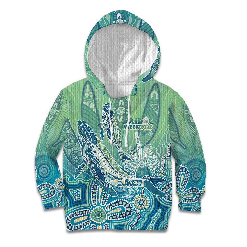 NAIDOC Week - 50 Years Deadly Torres Strait Kid Hoodie Pastel Waves