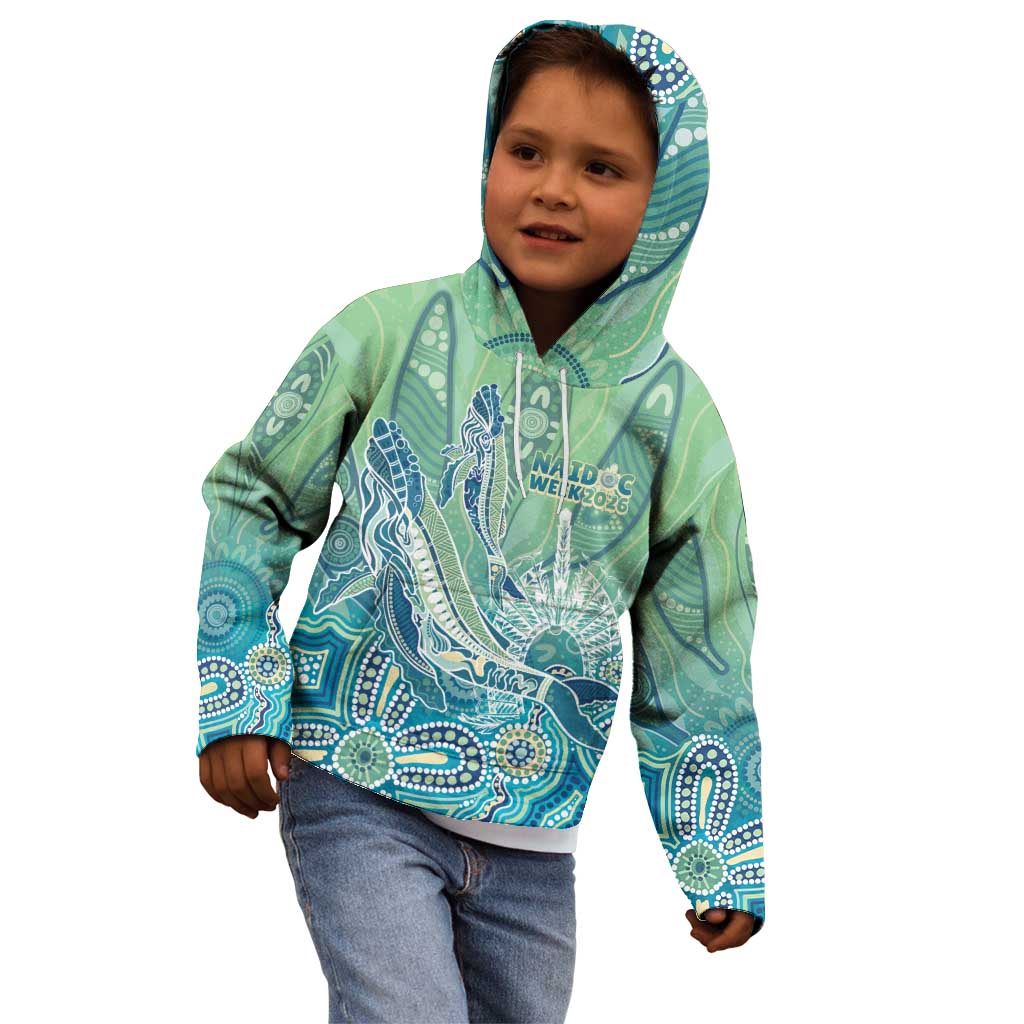 NAIDOC Week - 50 Years Deadly Torres Strait Kid Hoodie Pastel Waves