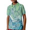 NAIDOC Week - 50 Years Deadly Torres Strait Kid Polo Shirt Pastel Waves