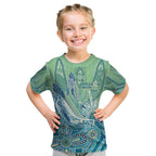 NAIDOC Week - 50 Years Deadly Torres Strait Kid T Shirt Pastel Waves