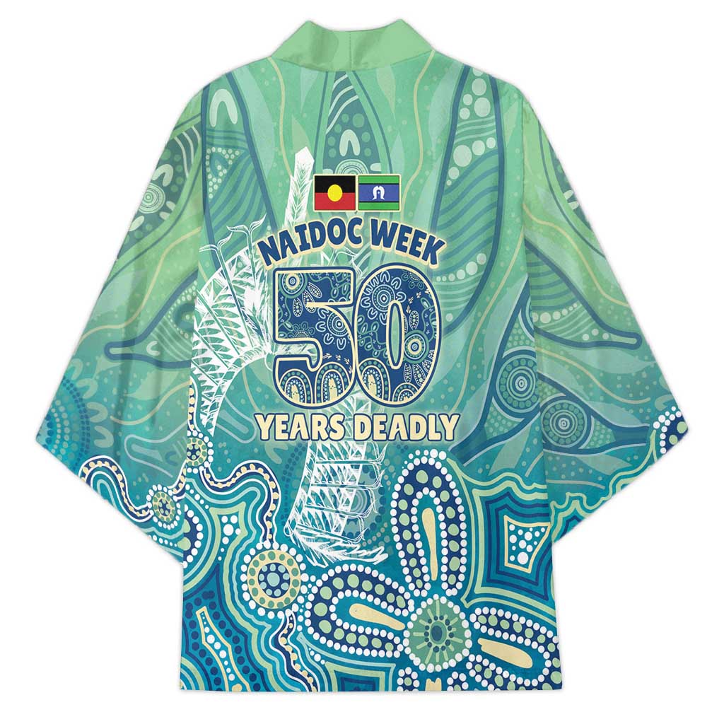 NAIDOC Week - 50 Years Deadly Torres Strait Kimono Pastel Waves