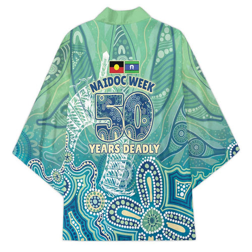 NAIDOC Week - 50 Years Deadly Torres Strait Kimono Pastel Waves