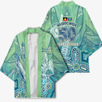NAIDOC Week - 50 Years Deadly Torres Strait Kimono Pastel Waves
