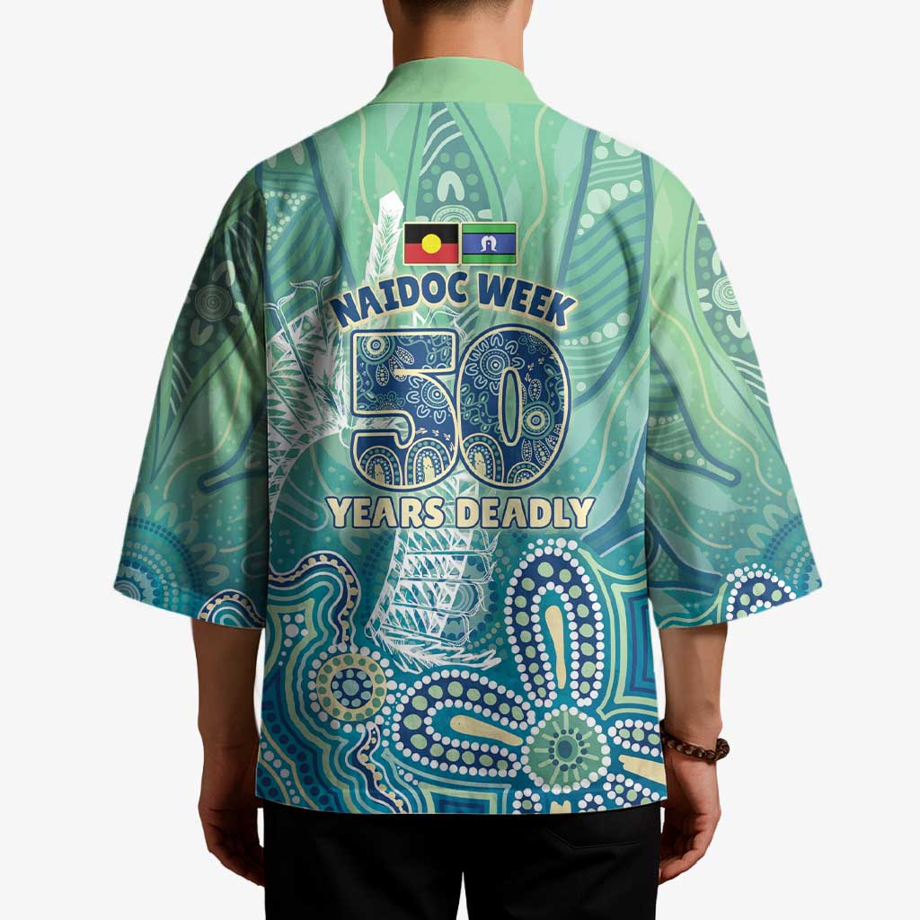 NAIDOC Week - 50 Years Deadly Torres Strait Kimono Pastel Waves