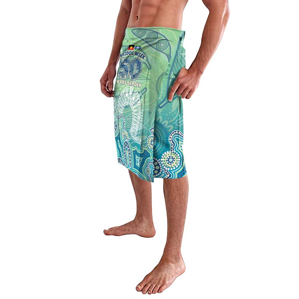 NAIDOC Week - 50 Years Deadly Torres Strait Lavalava Pastel Waves