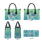 NAIDOC Week - 50 Years Deadly Torres Strait Leather Bag Pastel Waves
