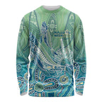 NAIDOC Week - 50 Years Deadly Torres Strait Long Sleeve Shirt Pastel Waves