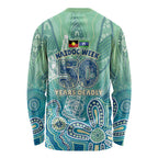 NAIDOC Week - 50 Years Deadly Torres Strait Long Sleeve Shirt Pastel Waves