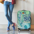 NAIDOC Week - 50 Years Deadly Torres Strait Luggage Cover Pastel Waves