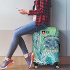 NAIDOC Week - 50 Years Deadly Torres Strait Luggage Cover Pastel Waves
