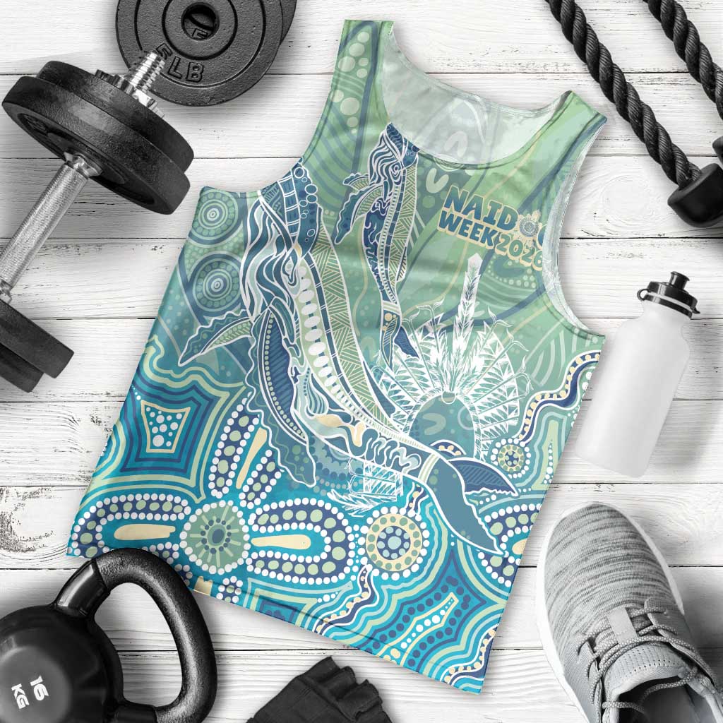 NAIDOC Week - 50 Years Deadly Torres Strait Men Tank Top Pastel Waves