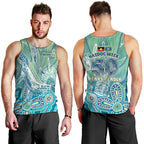 NAIDOC Week - 50 Years Deadly Torres Strait Men Tank Top Pastel Waves
