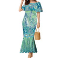 NAIDOC Week - 50 Years Deadly Torres Strait Mermaid Dress Pastel Waves
