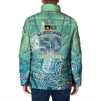 NAIDOC Week - 50 Years Deadly Torres Strait Padded Jacket Pastel Waves