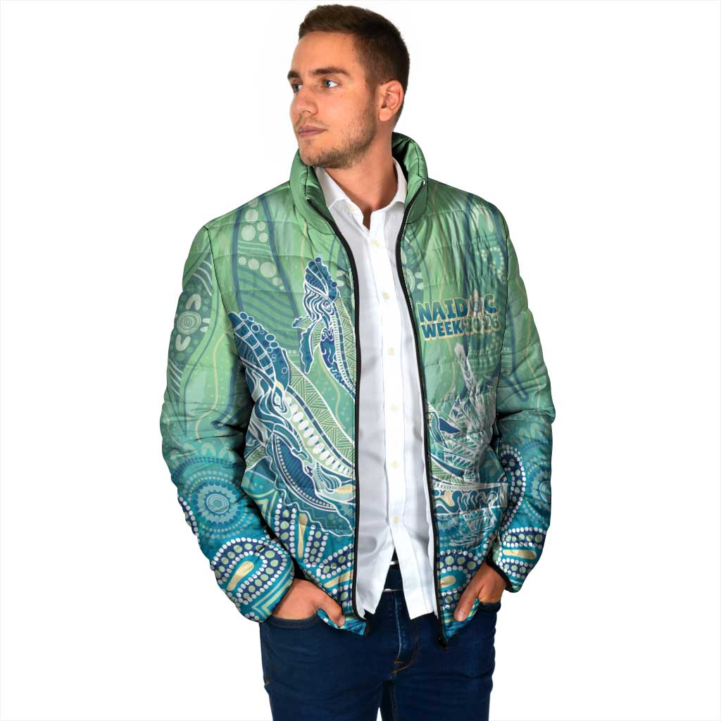 NAIDOC Week - 50 Years Deadly Torres Strait Padded Jacket Pastel Waves