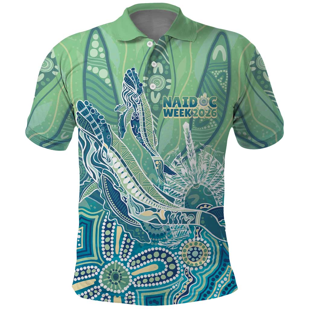 NAIDOC Week - 50 Years Deadly Torres Strait Polo Shirt Pastel Waves