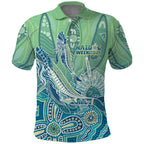NAIDOC Week - 50 Years Deadly Torres Strait Polo Shirt Pastel Waves