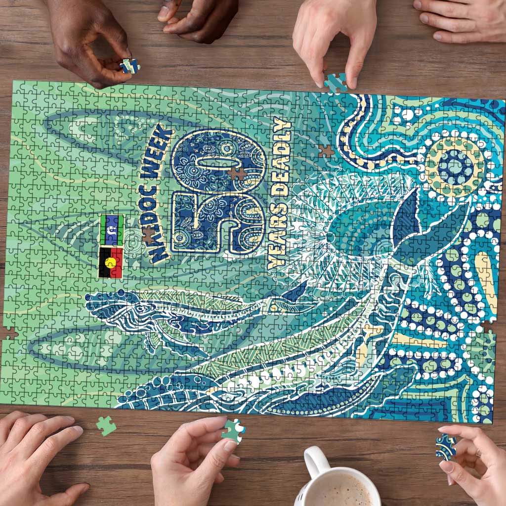 NAIDOC Week - 50 Years Deadly Torres Strait Puzzle Pastel Waves