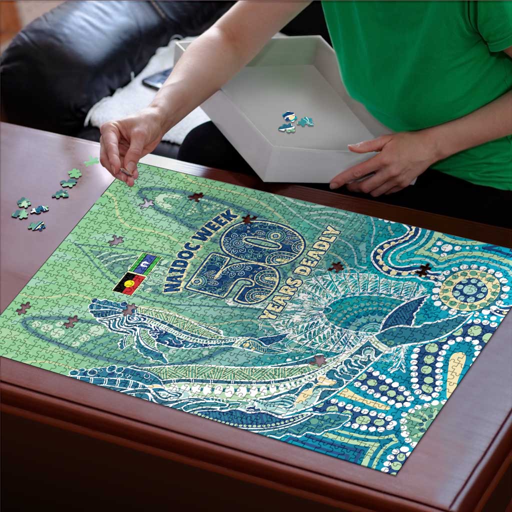 NAIDOC Week - 50 Years Deadly Torres Strait Puzzle Pastel Waves