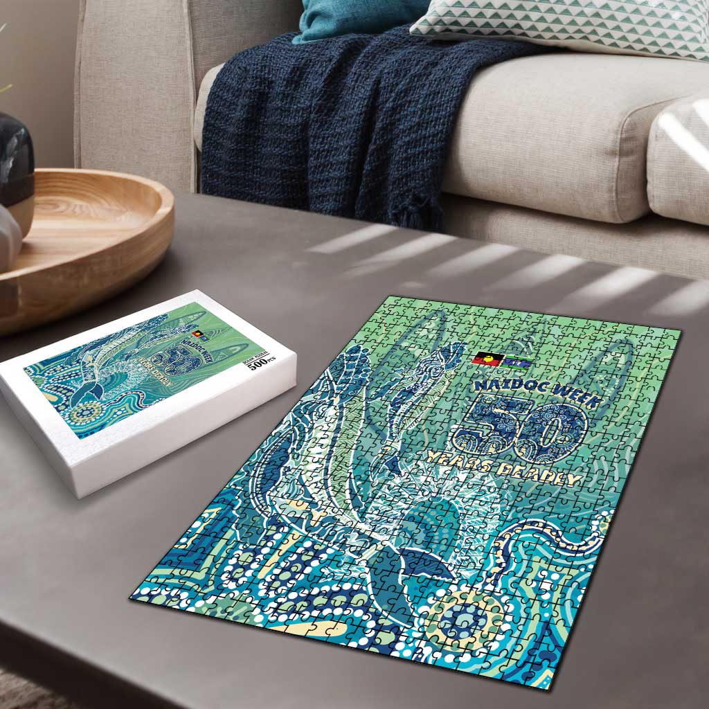 NAIDOC Week - 50 Years Deadly Torres Strait Puzzle Pastel Waves