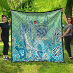 NAIDOC Week - 50 Years Deadly Torres Strait Quilt Pastel Waves