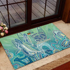 NAIDOC Week - 50 Years Deadly Torres Strait Rubber Doormat Pastel Waves