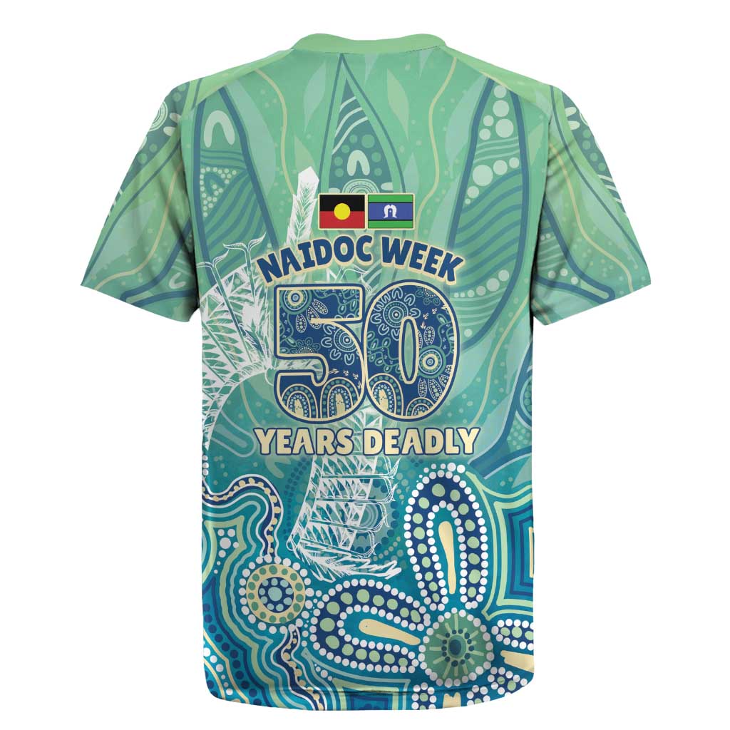 NAIDOC Week - 50 Years Deadly Torres Strait Rugby Jersey Pastel Waves