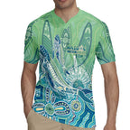 NAIDOC Week - 50 Years Deadly Torres Strait Rugby Jersey Pastel Waves