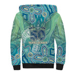 NAIDOC Week - 50 Years Deadly Torres Strait Sherpa Hoodie Pastel Waves