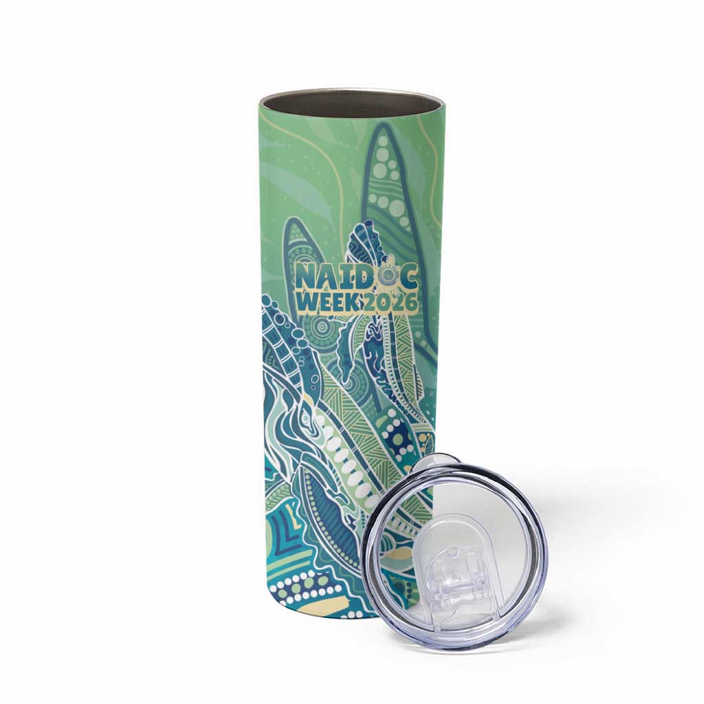 NAIDOC Week - 50 Years Deadly Torres Strait Skinny Tumbler Pastel Waves