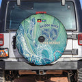 NAIDOC Week - 50 Years Deadly Torres Strait Spare Tire Cover Pastel Waves