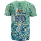 NAIDOC Week - 50 Years Deadly Torres Strait T Shirt Pastel Waves