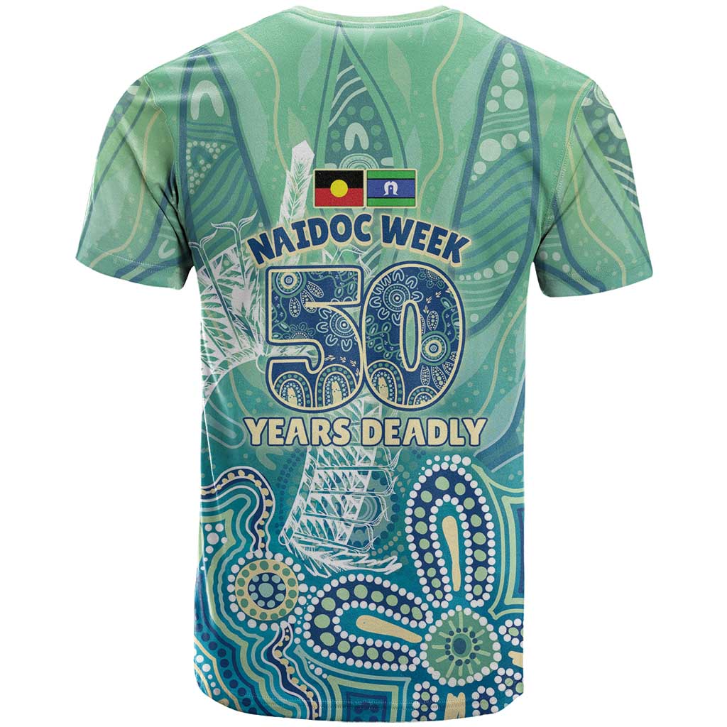 NAIDOC Week - 50 Years Deadly Torres Strait T Shirt Pastel Waves