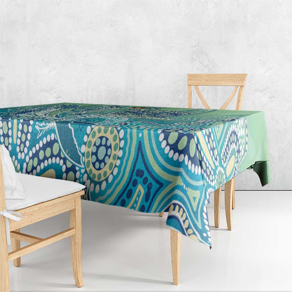 NAIDOC Week - 50 Years Deadly Torres Strait Tablecloth Pastel Waves