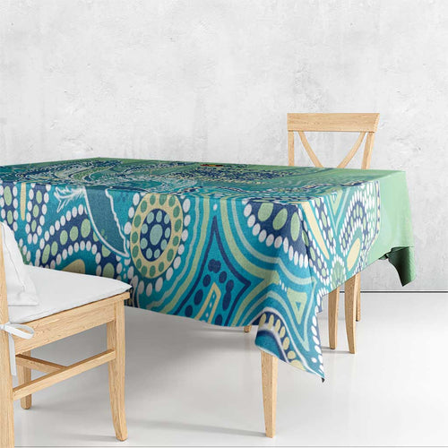 NAIDOC Week - 50 Years Deadly Torres Strait Tablecloth Pastel Waves