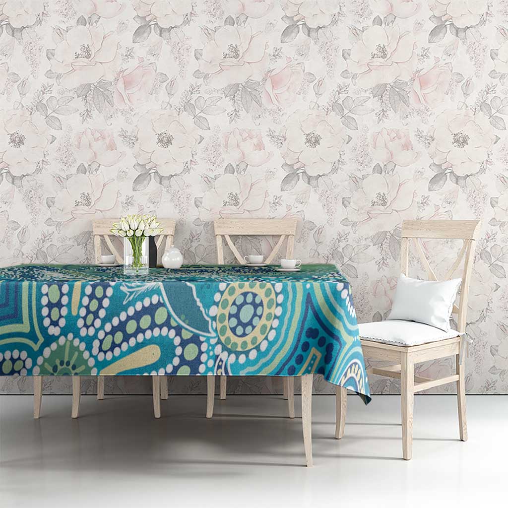 NAIDOC Week - 50 Years Deadly Torres Strait Tablecloth Pastel Waves