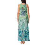 NAIDOC Week - 50 Years Deadly Torres Strait Tank Maxi Dress Pastel Waves