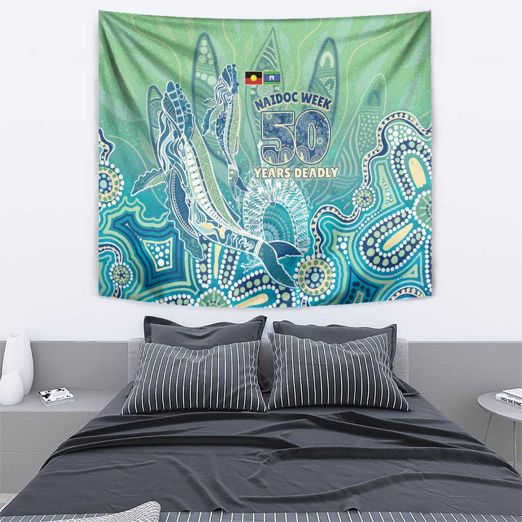 NAIDOC Week - 50 Years Deadly Torres Strait Tapestry Pastel Waves