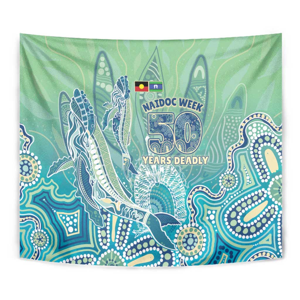 NAIDOC Week - 50 Years Deadly Torres Strait Tapestry Pastel Waves