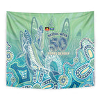 NAIDOC Week - 50 Years Deadly Torres Strait Tapestry Pastel Waves