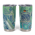 NAIDOC Week - 50 Years Deadly Torres Strait Tumbler Cup Pastel Waves