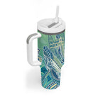 NAIDOC Week - 50 Years Deadly Torres Strait Tumbler With Handle Pastel Waves
