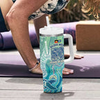 NAIDOC Week - 50 Years Deadly Torres Strait Tumbler With Handle Pastel Waves