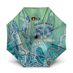 NAIDOC Week - 50 Years Deadly Torres Strait Umbrella Pastel Waves
