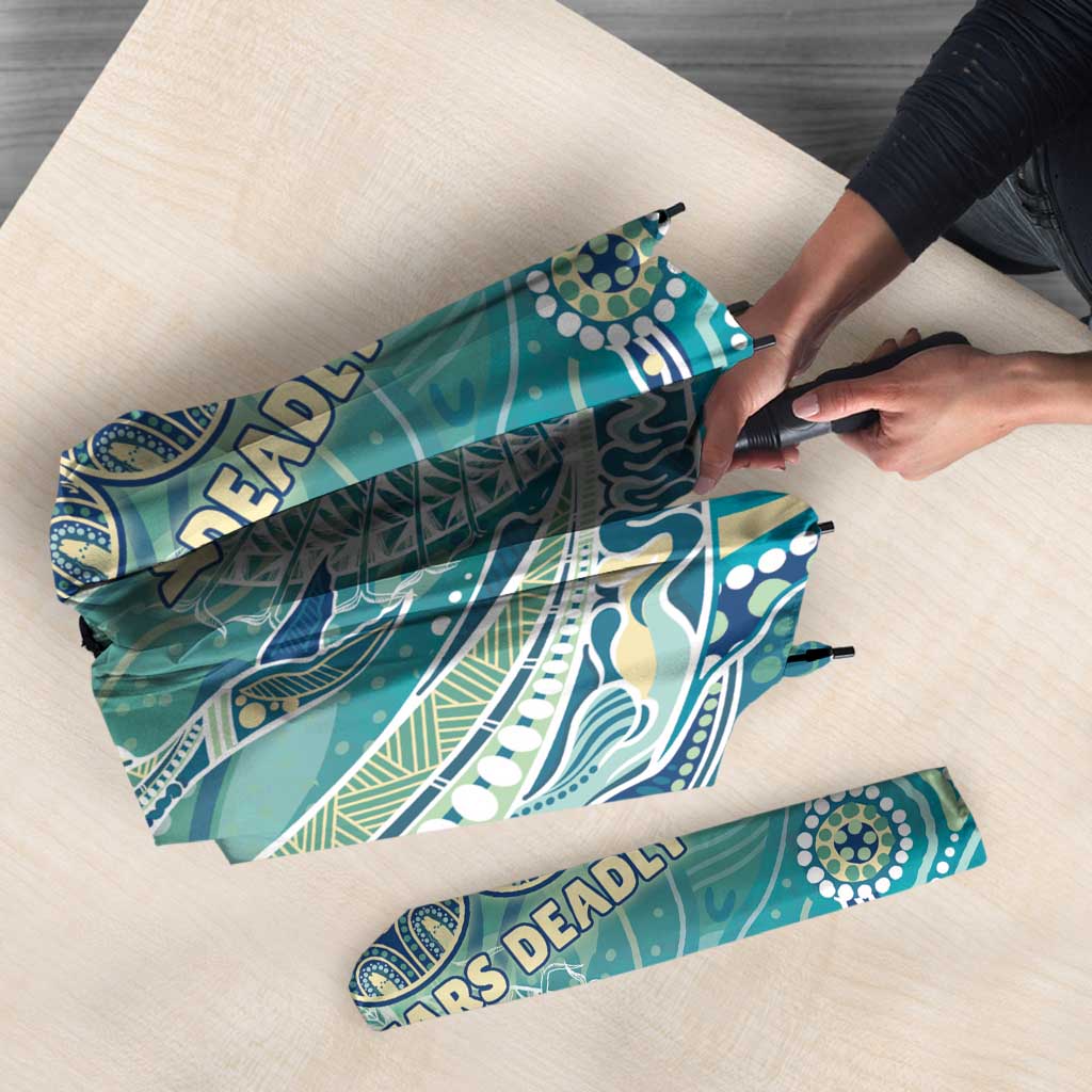 NAIDOC Week - 50 Years Deadly Torres Strait Umbrella Pastel Waves