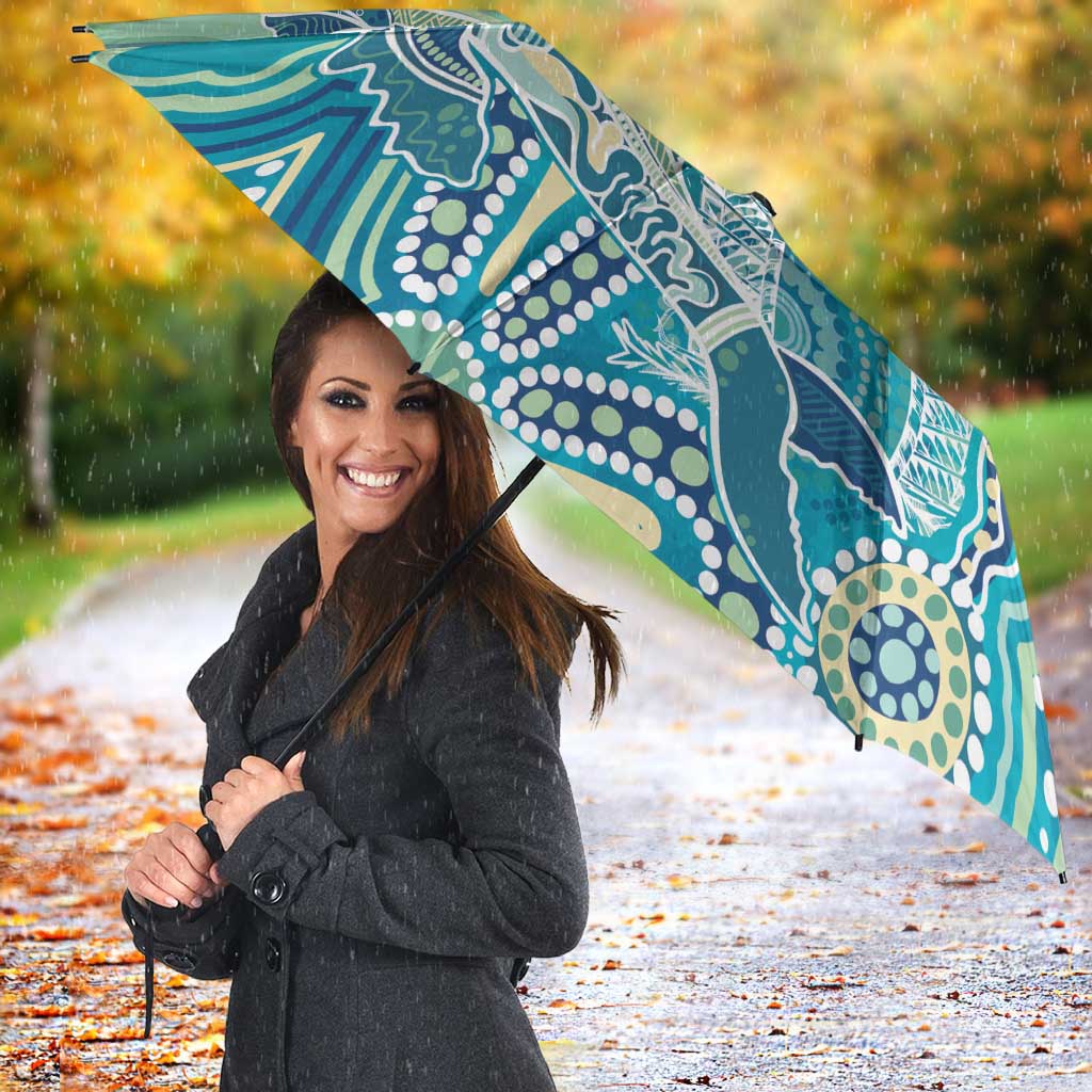 NAIDOC Week - 50 Years Deadly Torres Strait Umbrella Pastel Waves