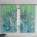 NAIDOC Week - 50 Years Deadly Torres Strait Window Curtain Pastel Waves